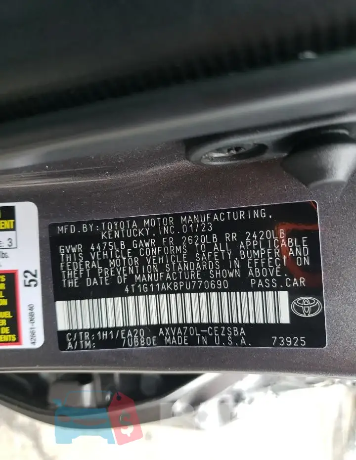 4T1G11AK8PU770690 Photo# 13