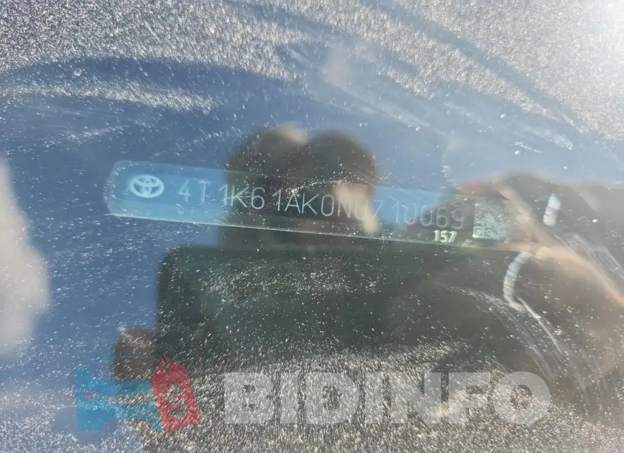 4T1K61AK0NU710069 Photo# 12