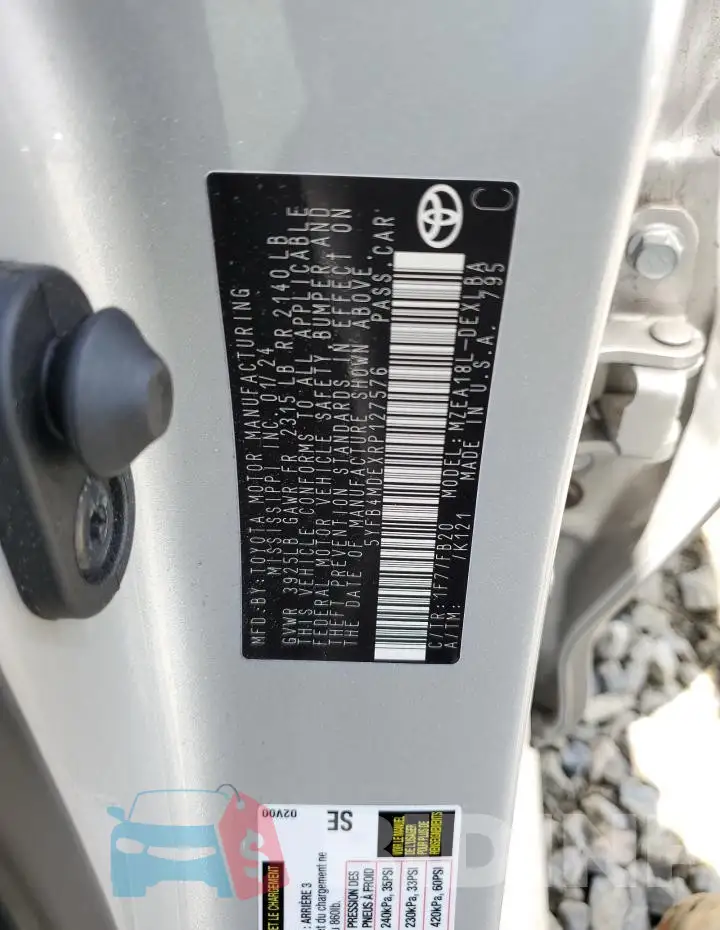 5YFB4MDEXRP127576 Photo# 13