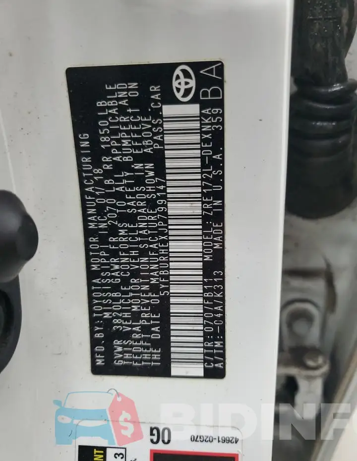 5YFBURHEXJP799147 Photo# 12