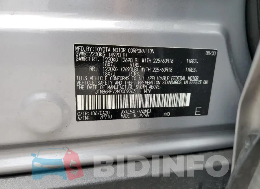 JTMB6RFV2MD009263 Photo# 13