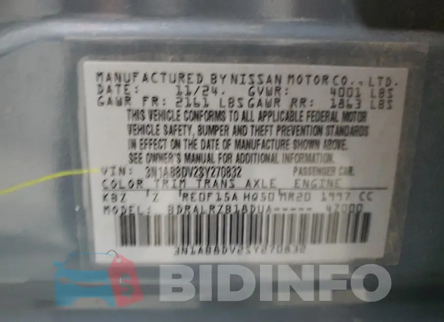 3N1AB8DV2SY270832 Photo# 13