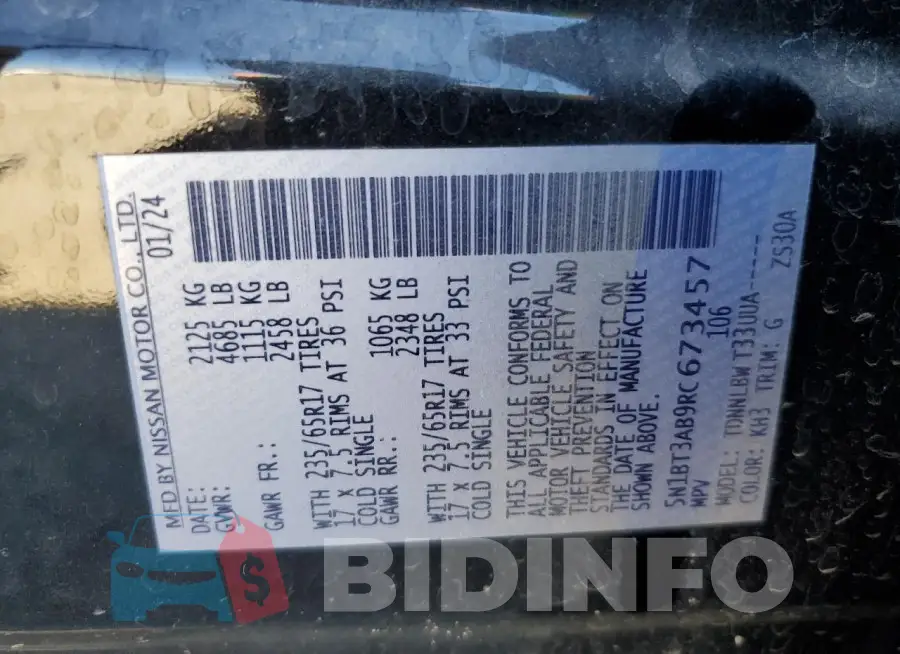 5N1BT3AB9RC673457 Photo# 13