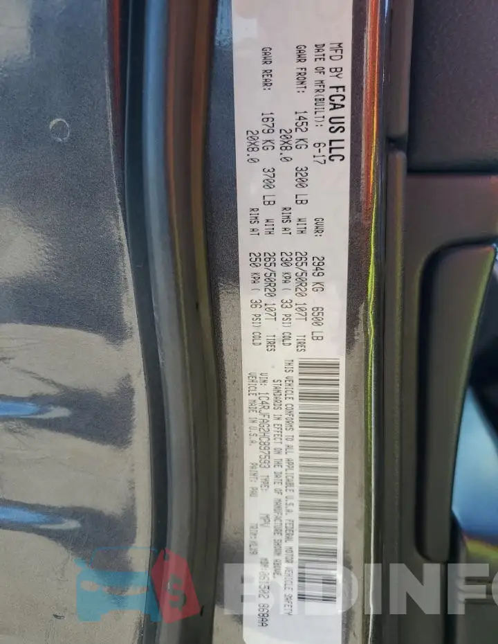 1C4RJFAG2HC897593 Photo# 13