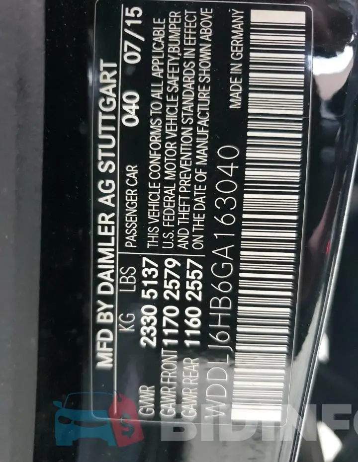 WDDLJ6HB6GA163040 Photo# 12