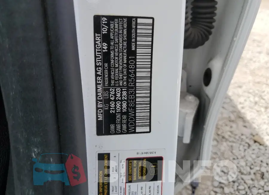 WDDWF8EB3LR564801 Photo# 13