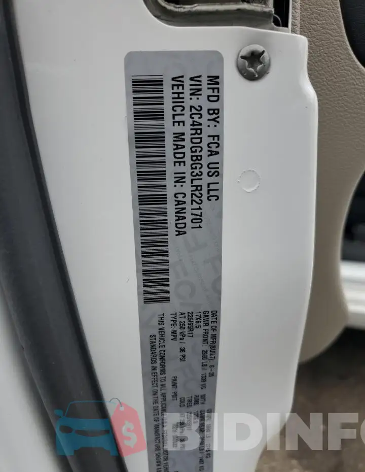 2C4RDGBG3LR221701 Photo# 13