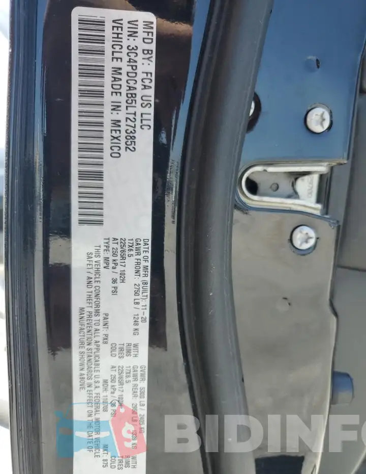 3C4PDCAB5LT273852 Photo# 13