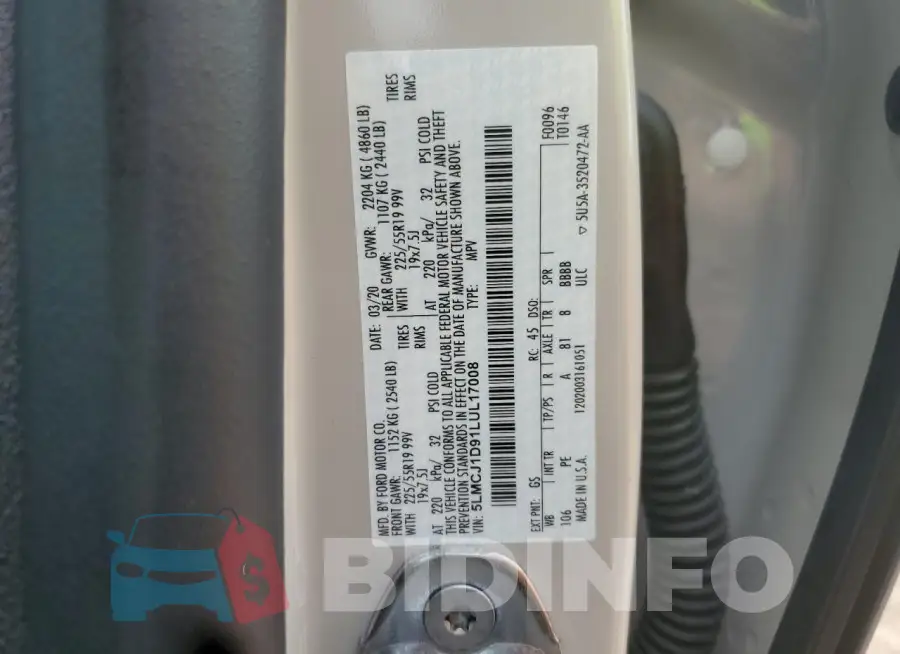 5LMCJ1D91LUL17008 Photo# 12