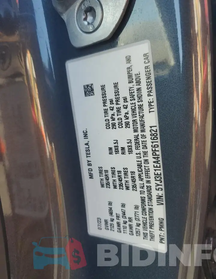 5YJ3E1EA4PF616821 Photo# 12