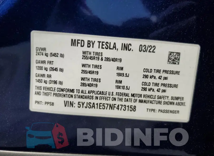 5YJSA1E57NF473158 Photo# 13