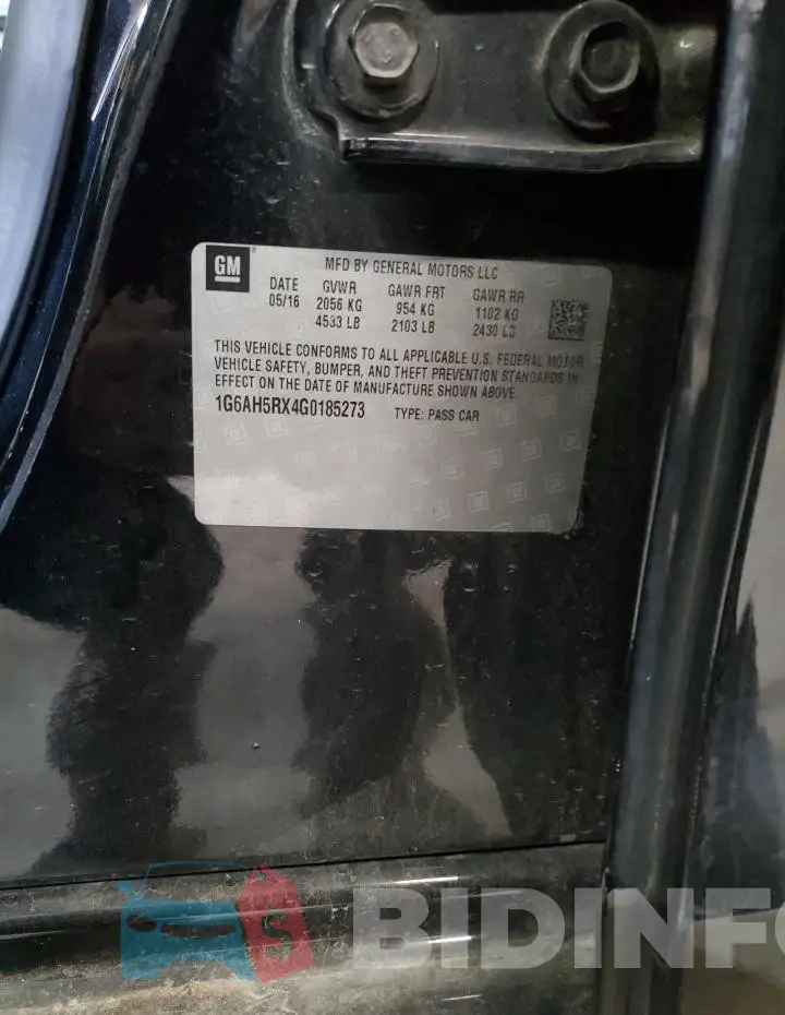 1G6AH5RX4G0185273 Photo# 12
