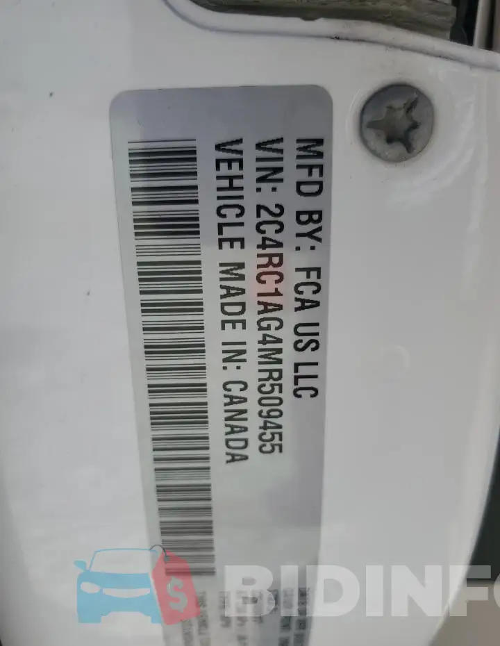 2C4RC1AG4MR509455 Photo# 13