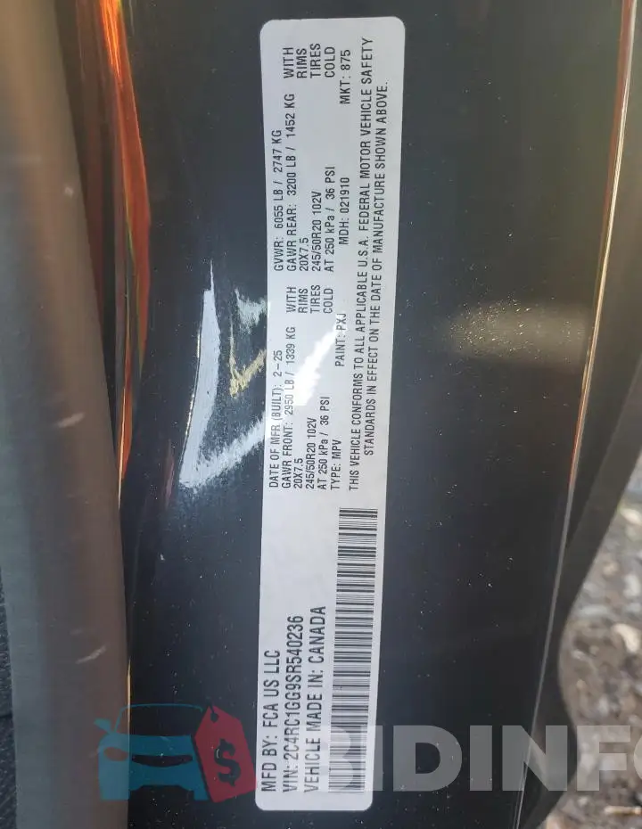 2C4RC1GG9SR540236 Photo# 13