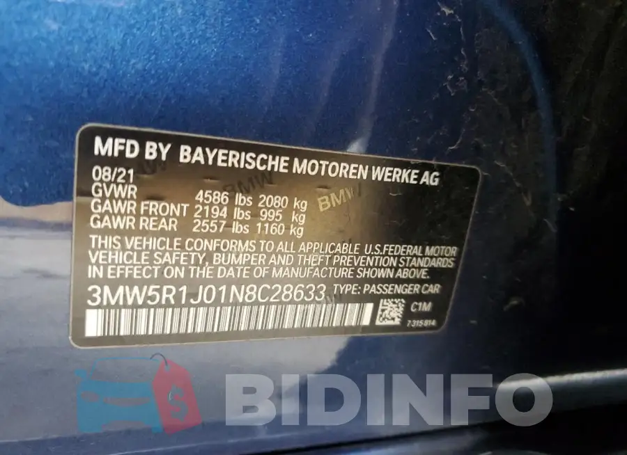 3MW5R1J01N8C28633 Photo# 12