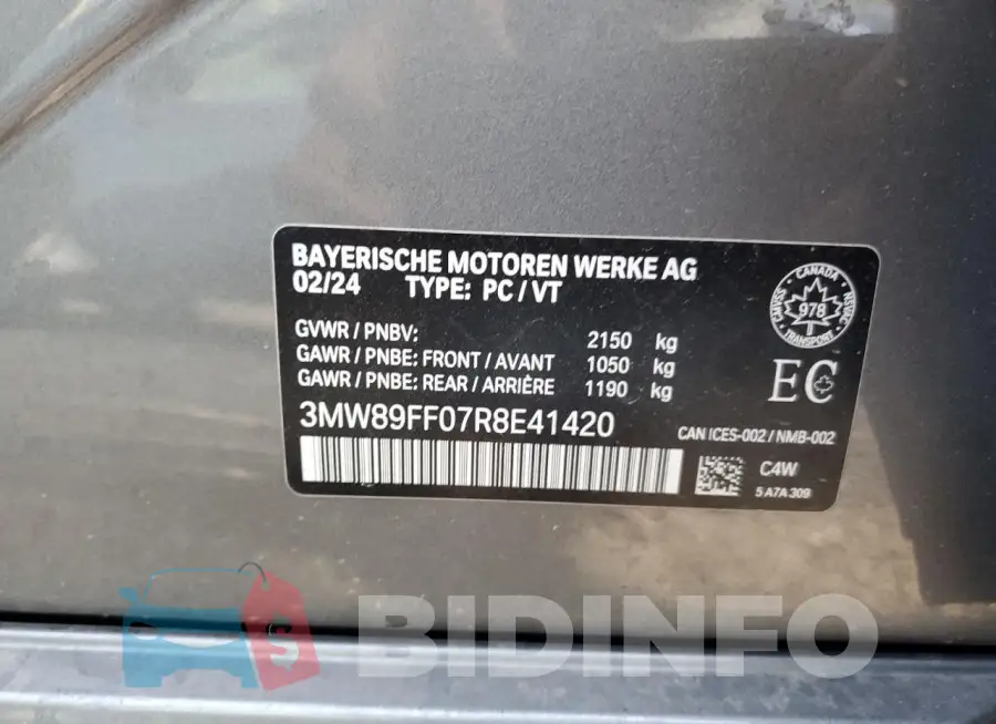 3MW89FF07R8E41420 Photo# 13