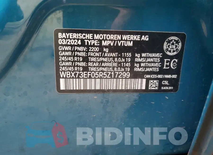 WBX73EF05R5Z17299 Photo# 13