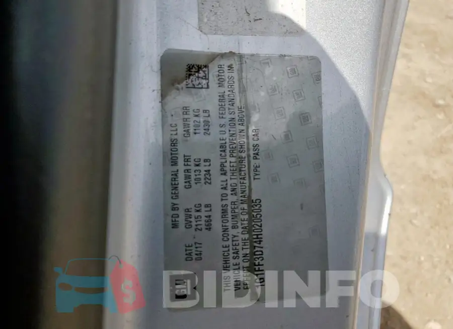 1G1FF3D74H0205035 Photo# 12