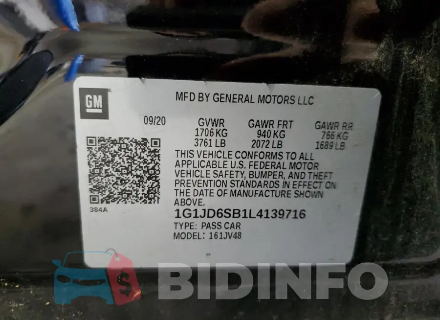 1G1JD6SB1L4139716 Photo# 12