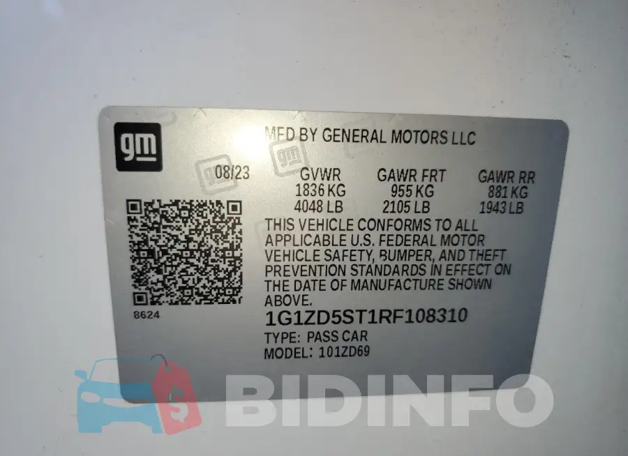 1G1ZD5ST1RF108310 Photo# 12