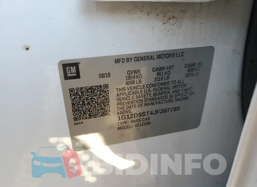 1G1ZD5ST4JF287785 Photo# 12