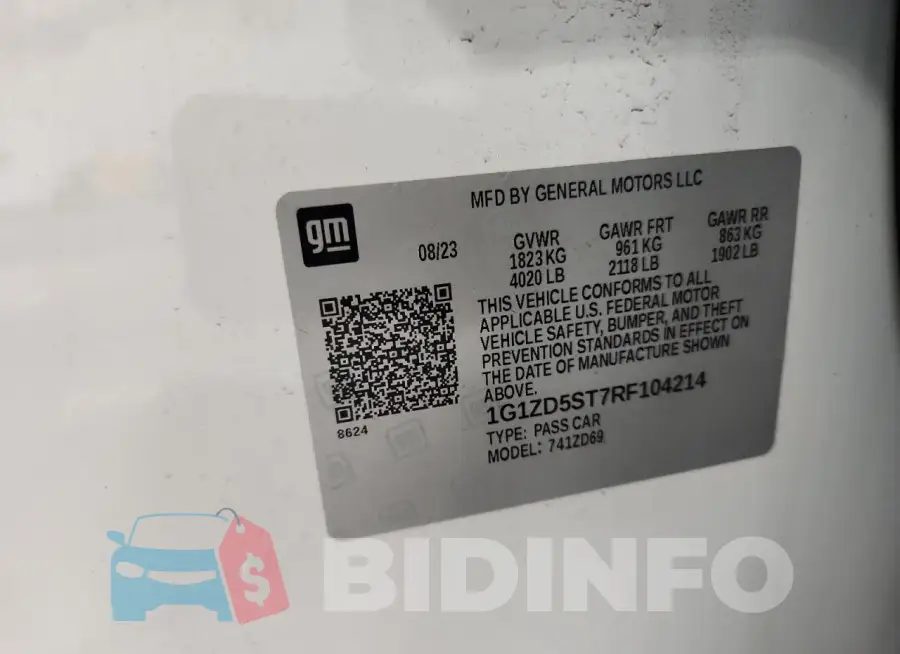 1G1ZD5ST7RF104214 Photo# 13