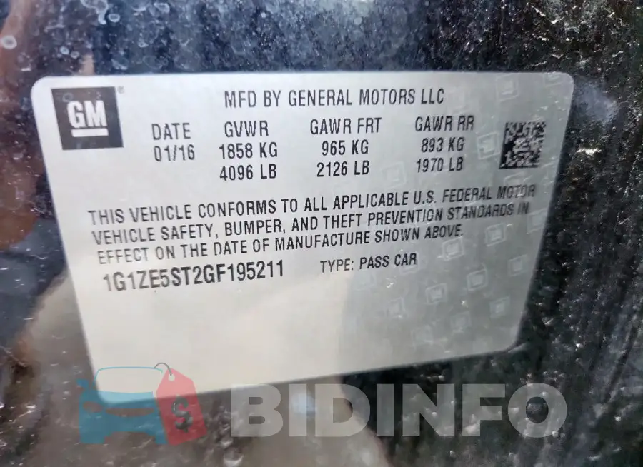 1G1ZE5ST2GF195211 Photo# 13