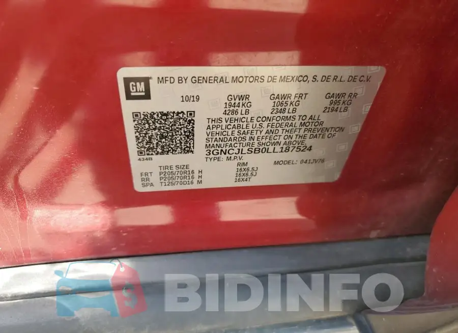 3GNCJLSB0LL187524 Photo# 12