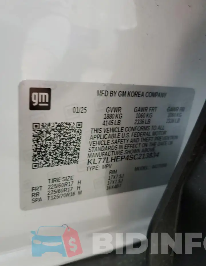 KL77LHEP4SC213834 Photo# 13