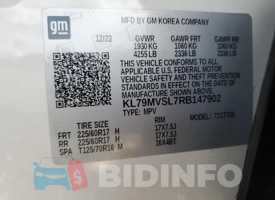 KL79MVSL7RB147902 Photo# 14