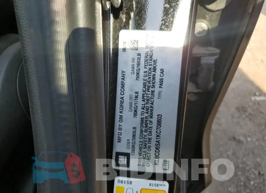 KL8CD6SA1KC708603 Photo# 12