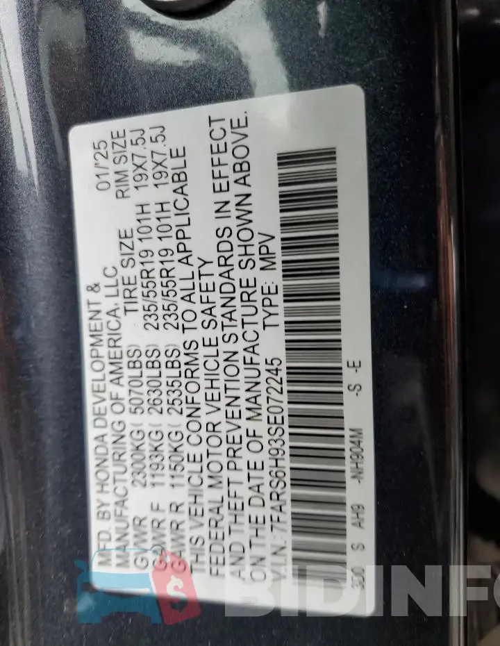 7FARS6H93SE072245 Photo# 13