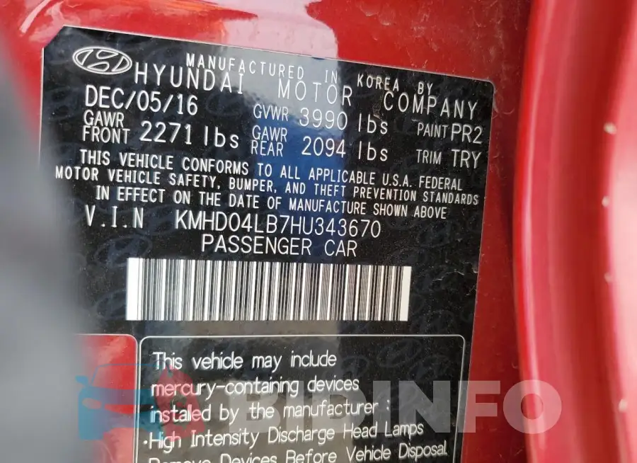 KMHD04LB7HU343670 Photo# 12