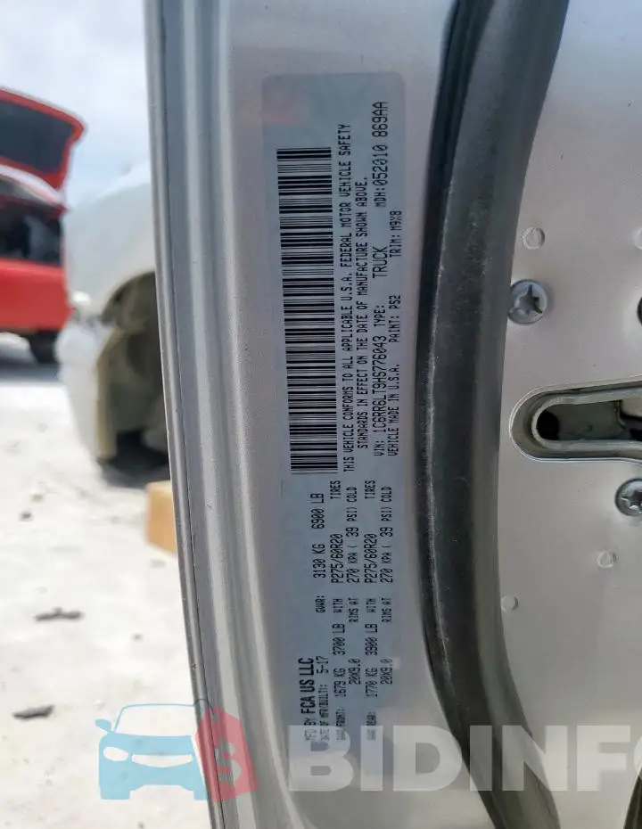 1C6RR6LT9HS776043 Photo# 12