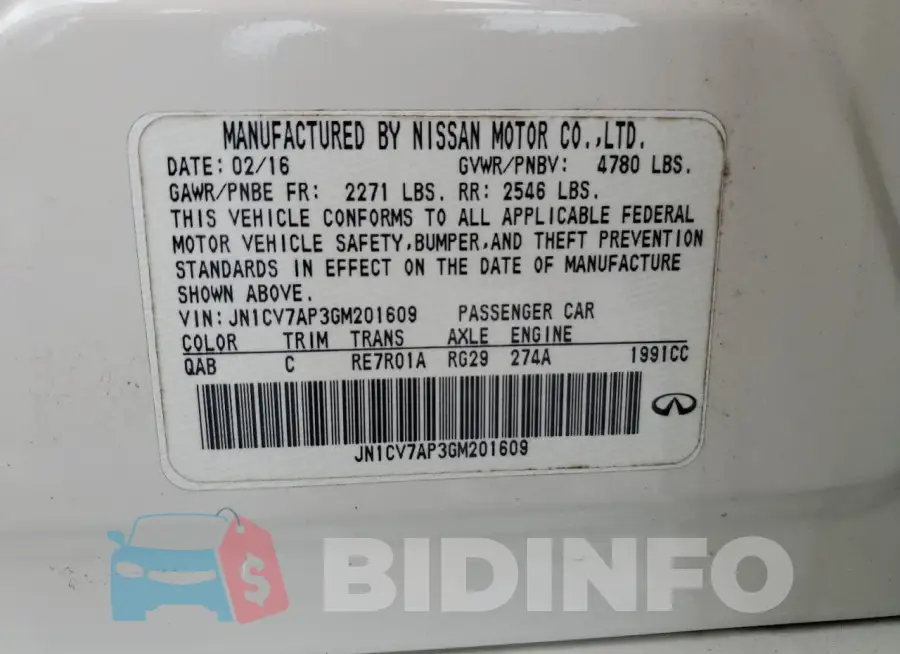JN1CV7AP3GM201609 Photo# 13