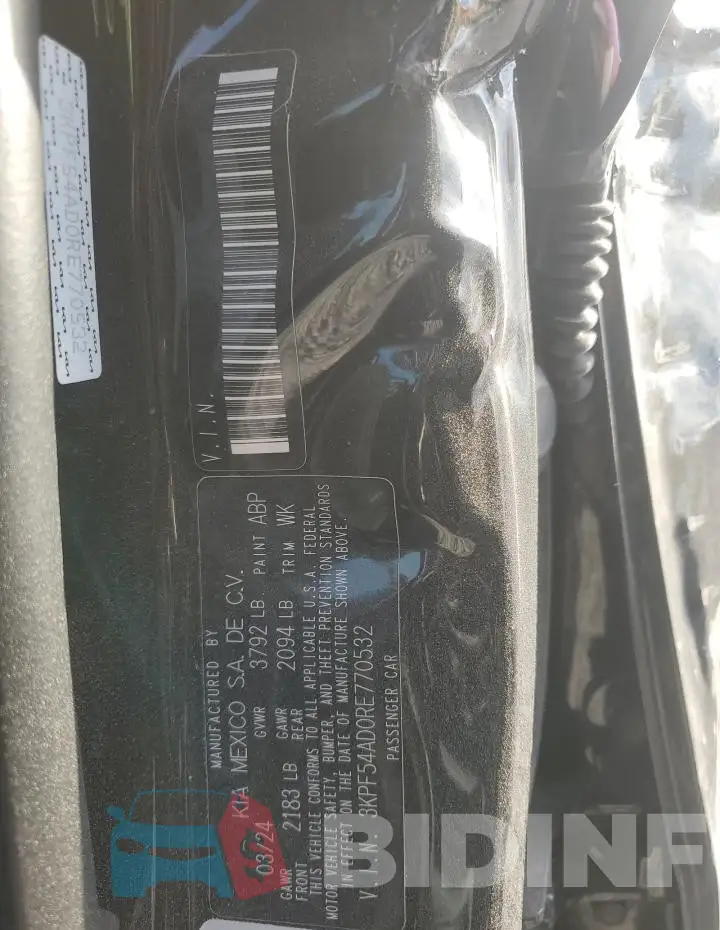 3KPF54AD0RE770532 Photo# 13