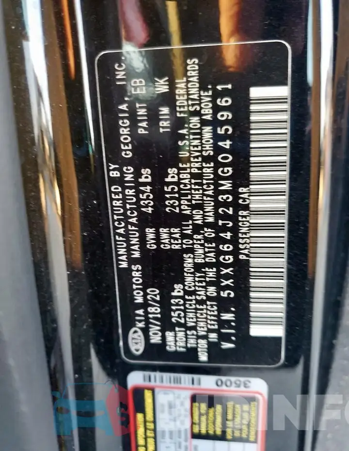 5XXG64J23MG045961 Photo# 12