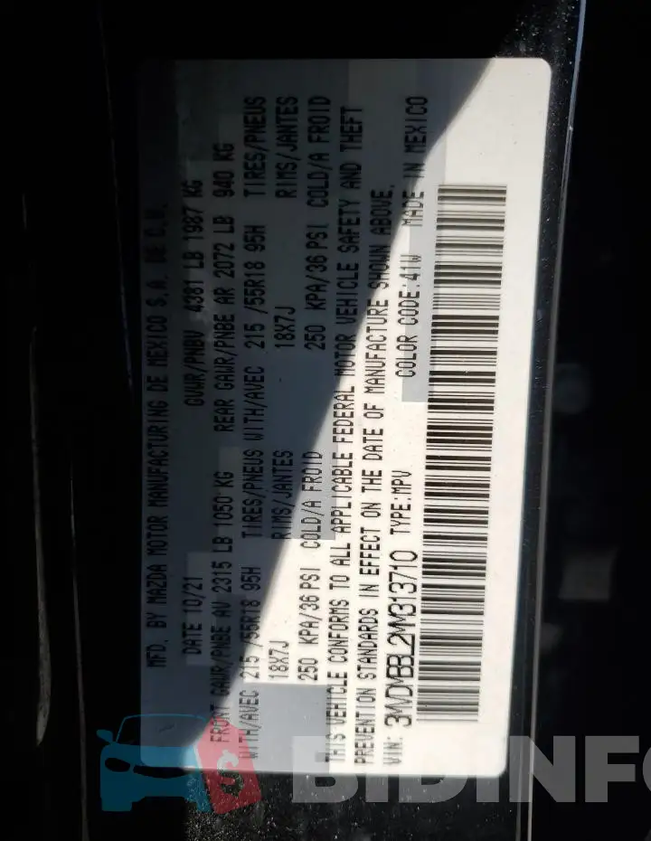 3MVDMBBL2MM313710 Photo# 12