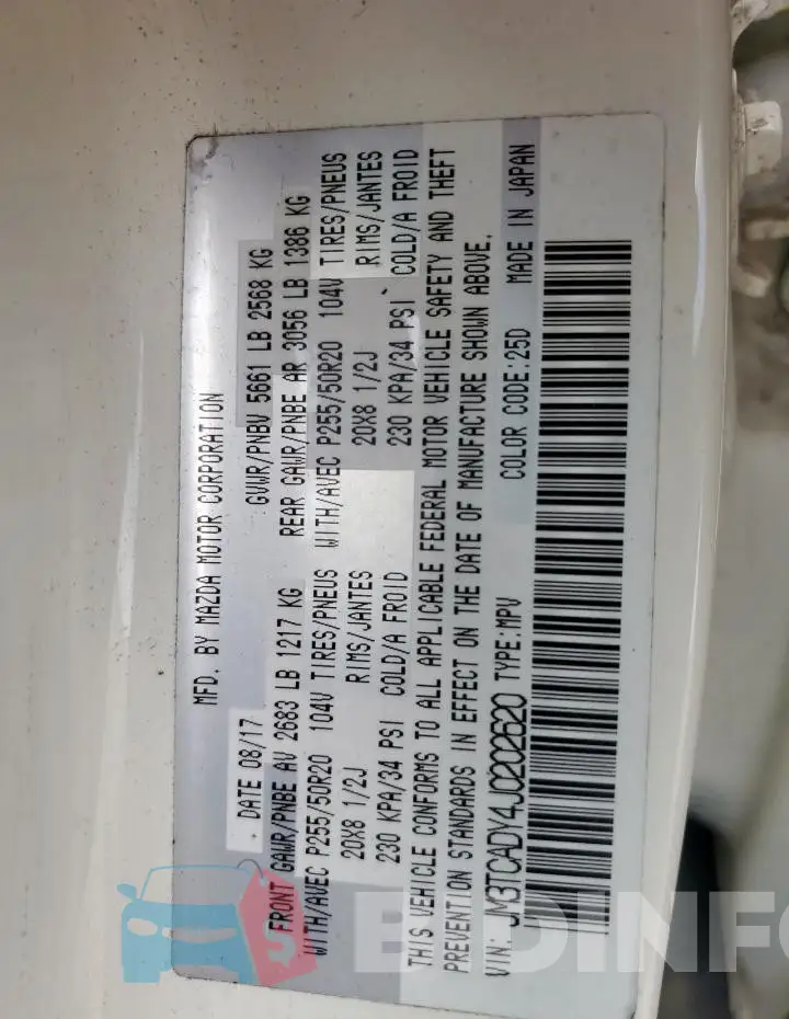 JM3TCADY4J0202620 Photo# 13