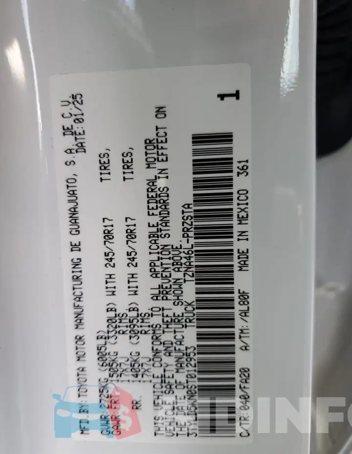 3TYLD5KN0ST012953 Photo# 12