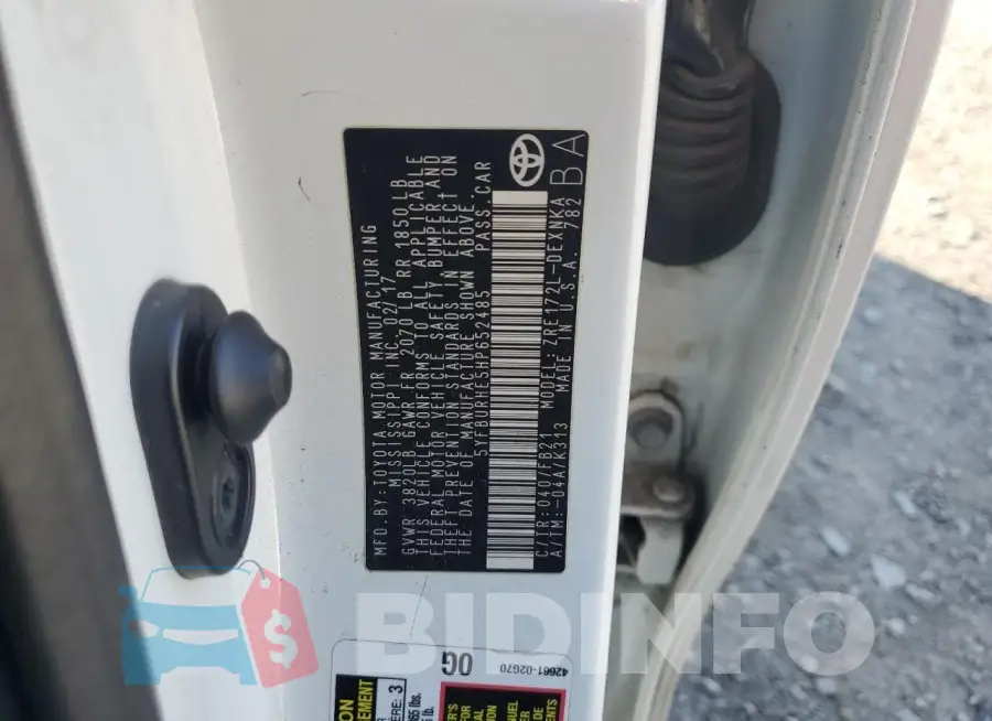 5YFBURHE5HP652485 Photo# 12