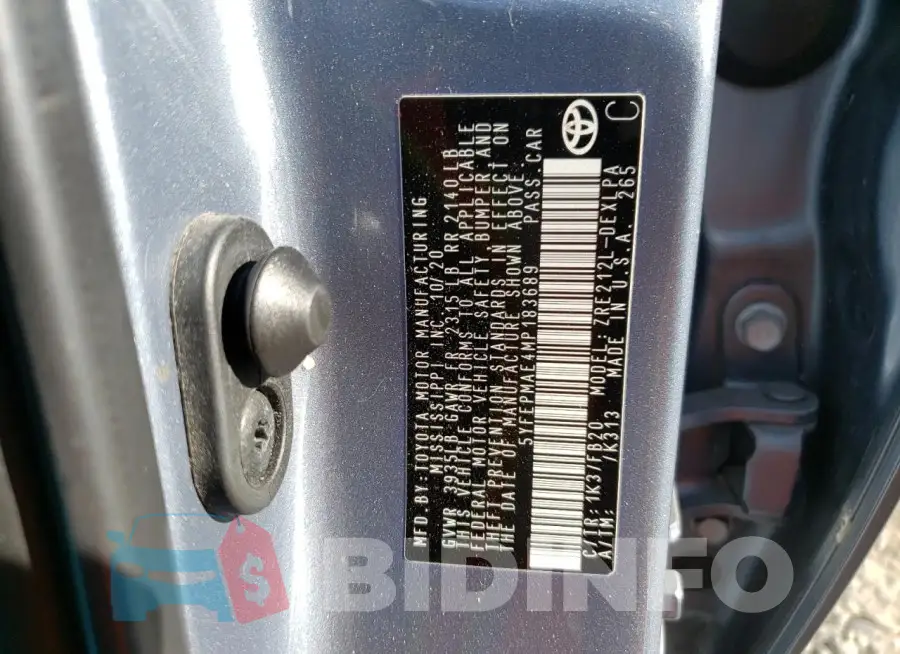 5YFEPMAE4MP183689 Photo# 13