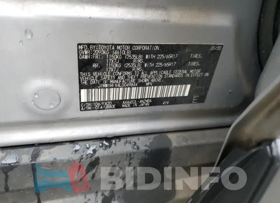 JTMW1RFV4LD049844 Photo# 13