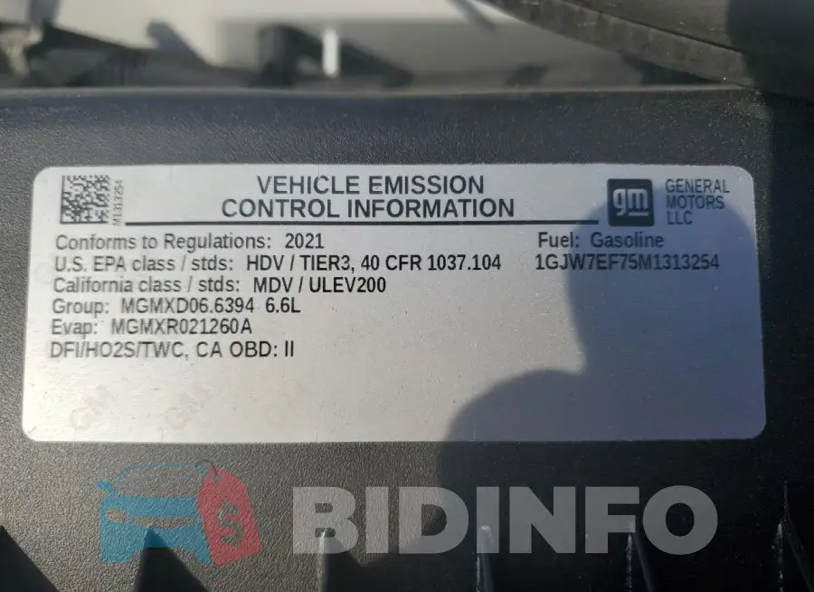 1GJW7EF75M1313254 Photo# 13