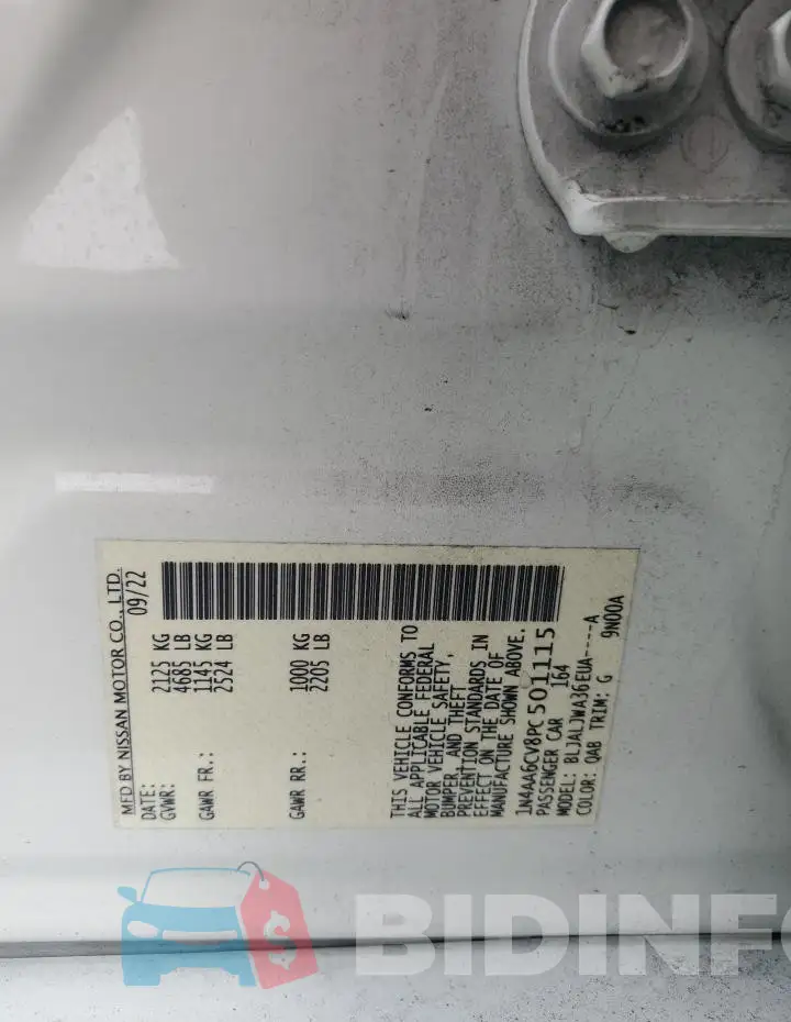 1N4AA6CV8PC501115 Photo# 12