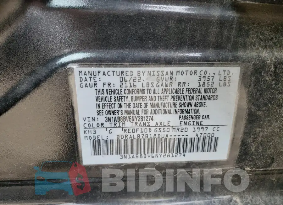 3N1AB8BV6NY281274 Photo# 12