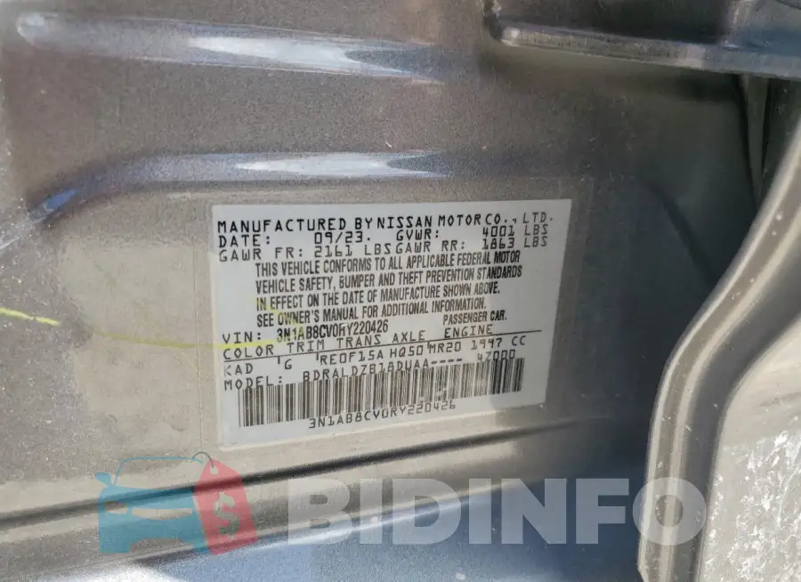 3N1AB8CV0RY220426 Photo# 12