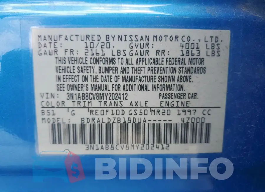 3N1AB8CV8MY202412 Photo# 13