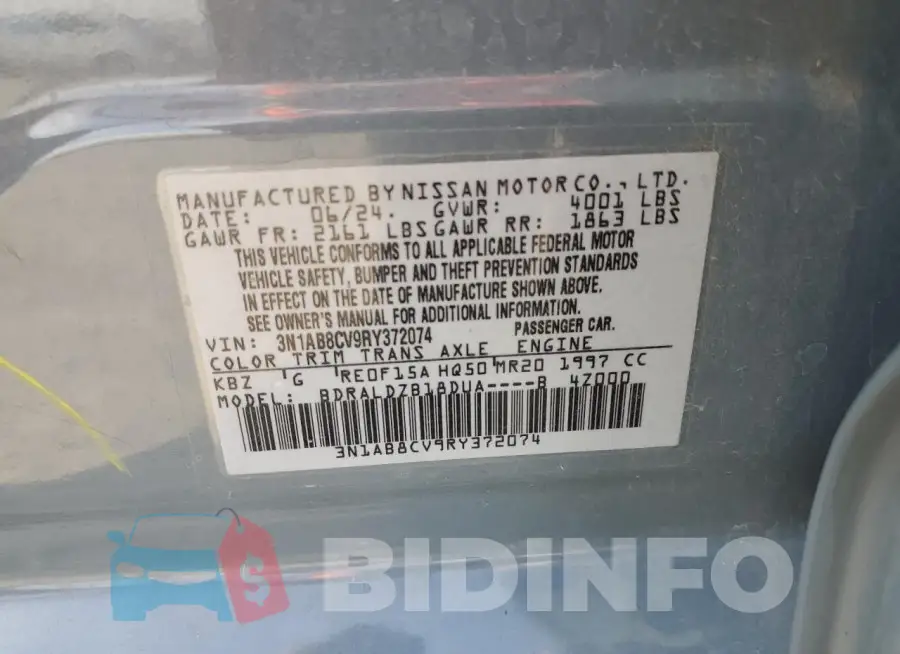 3N1AB8CV9RY372074 Photo# 13