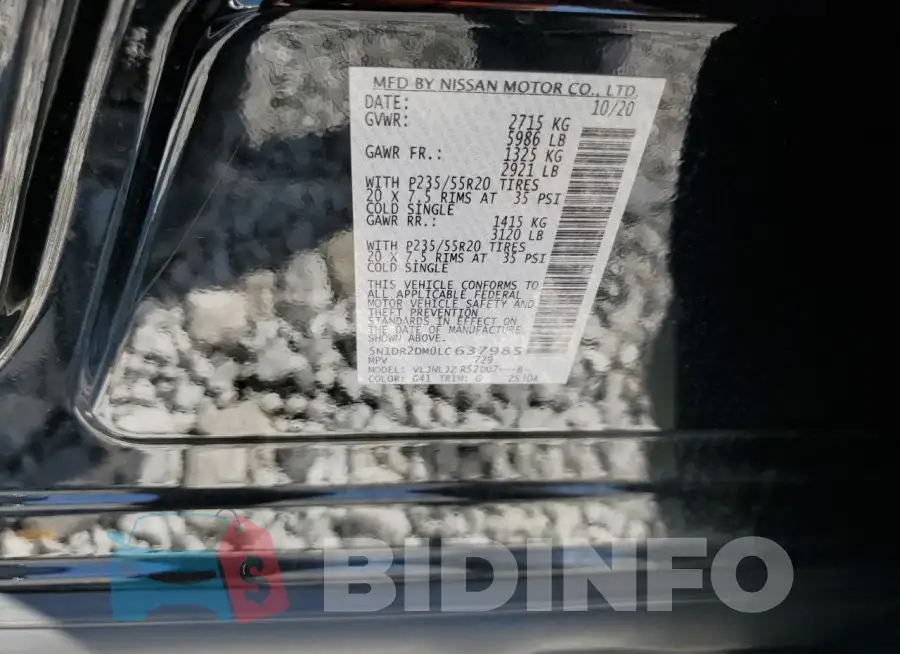 5N1DR2DM0LC637985 Photo# 14